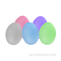 TPR Material Eggformat transparent stressgrepp Bolltyp Squishy Stress Lindra bollar